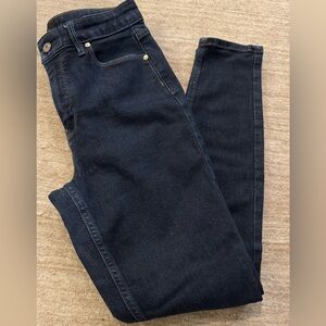 White House Black Market Dark Blue Skinny Jeans